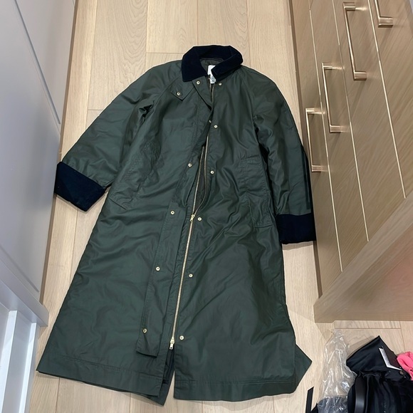 H&M Barn Jacket with corduroy collar and cuffs size xs - Picture 1 of 4